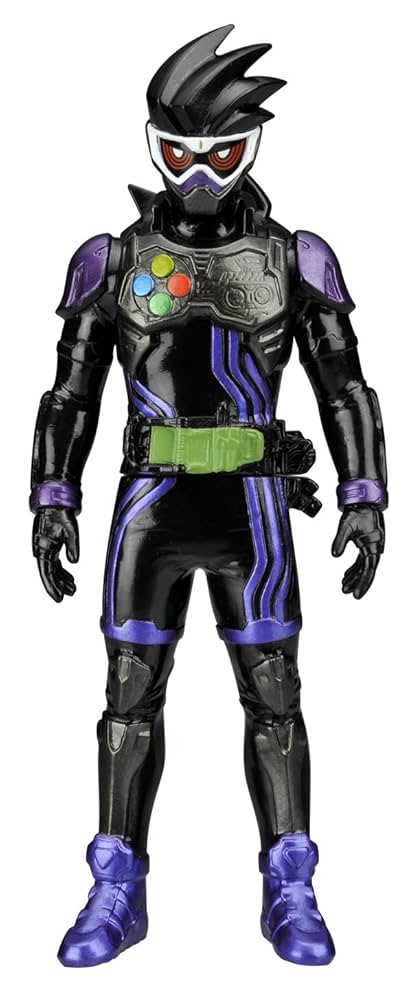 サウンド戦士 仮面ライダーゲンム 仮面ライダーエグゼイド 人形 フィギュア LVUR04 仮面ライダーゲンム アクションゲーマー｜仮面ライダー